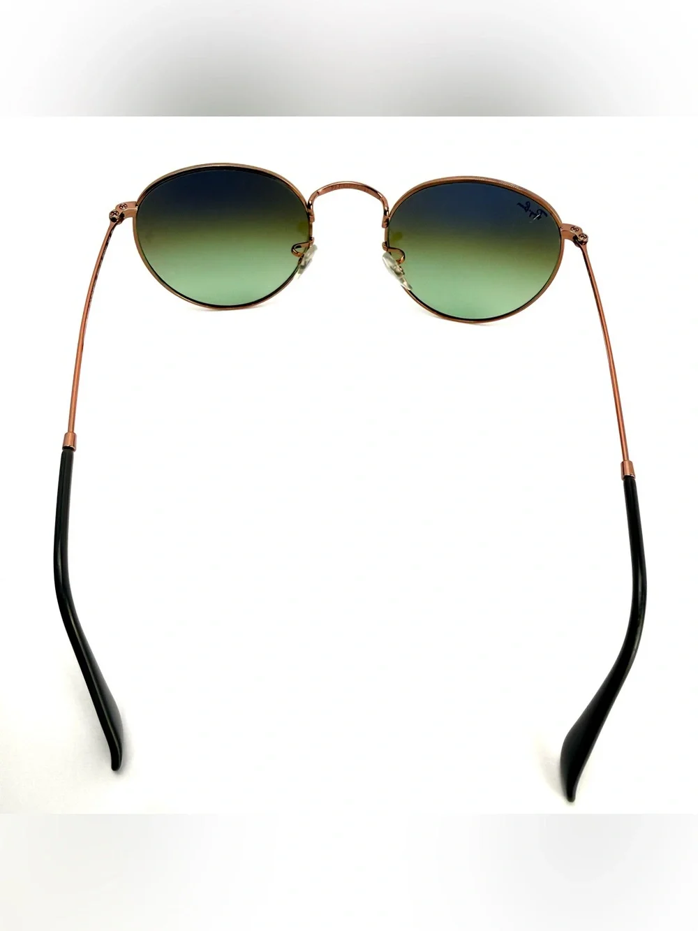 Ray-Ban 3447 Bronze / Copper Frame Sunglasses with Green Gradient Lenses 50/21